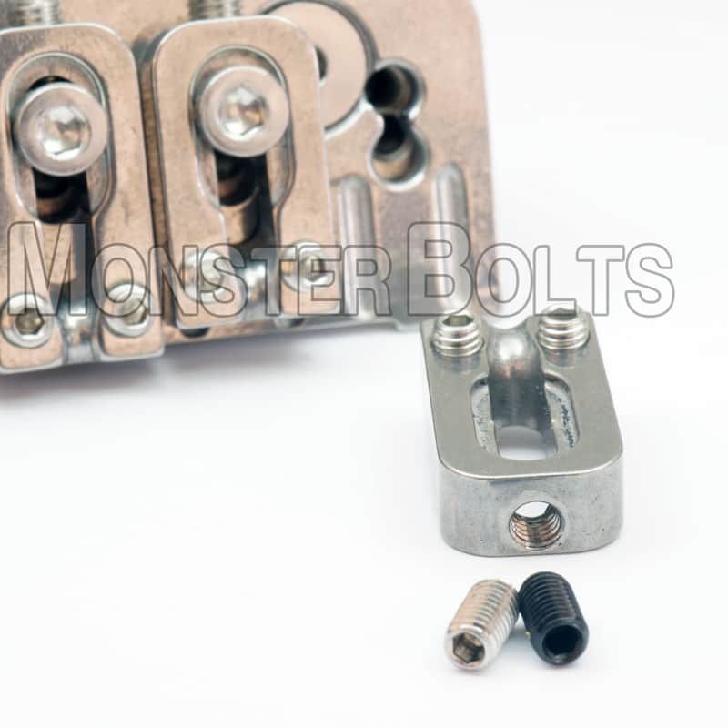 Black Intonation Adjustment Screws for VegaTrem VT1 Tremolo – Set of 6 (Screws Only) image 1