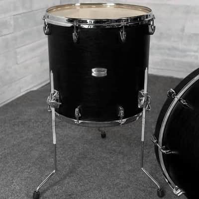 Yamaha Tour Custom Maple 3pc Drum Set 22/12/16 Licorice Satin image 2