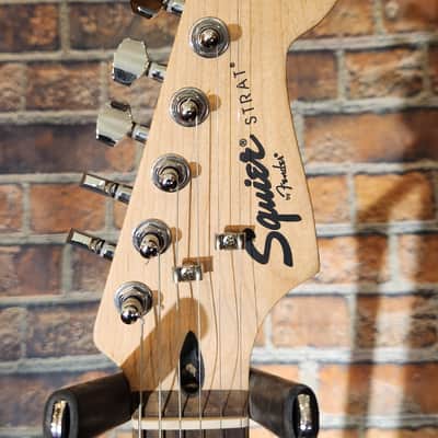 Squier Stratocaster  3/4 Size Black Full Set Up image 4