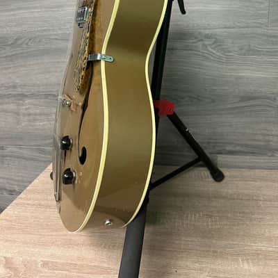 Vintage 1956 Gretsch Electromatic 6184 Corvette Electric Guitar Jaguar Tan #2641 image 6