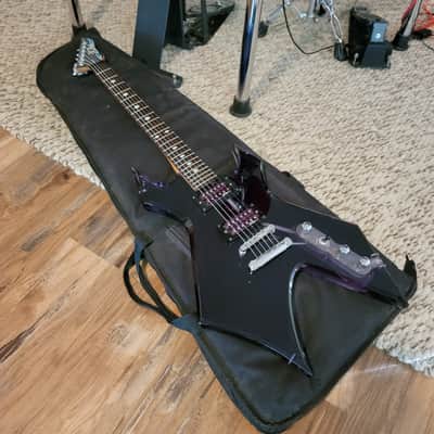 BC Rich Warlock Acrylic Electric Guitar Transparent Purple With BC Rich Gig Bag Excellent Player! image 3