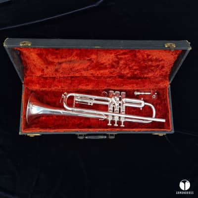 F. Besson pre war 88xxx GRAND PRIX trumpet - silver plated gamonbrass image 2