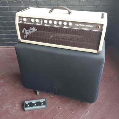 Fender Super-Sonic 60 Head 2-Channel 60-Watt Guitar Head - Blonde with Footswitch image 1