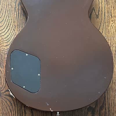 2012 Gibson Les Paul Studio ‘50s Tribute with Humbuckers - Satin Gold Top Dark Back w/ OHSC image 11
