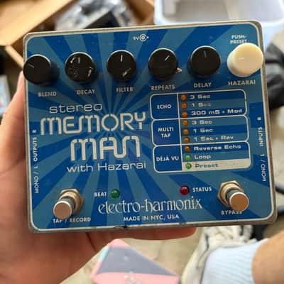 Electro-Harmonix Stereo Memory Man With Hazarai Digital Delay / Looper 2007 - Present - Blue