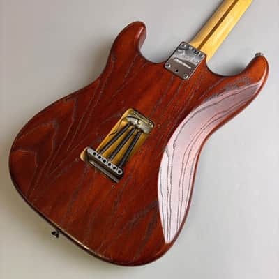 Fender FSR American Standard Hand Stained Ash Stratocaster Wine Red image 5