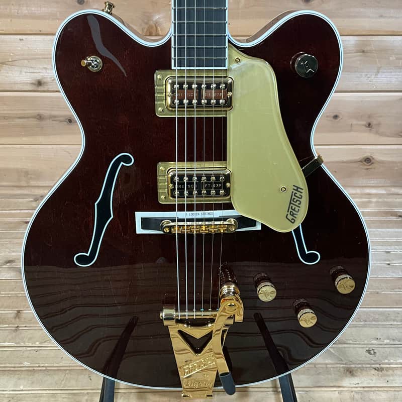 Gretsch G6122TG Players Edition Country Gentleman Hollow Body Electric Guitar - Walnut Stain image 1