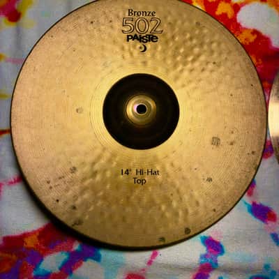 Paiste 14” Bronze 502 Hihat Pair image 2