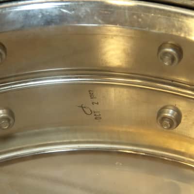 RARE Ludwig Supersensitive Aluminum 14x5"  1967 Chicago image 12