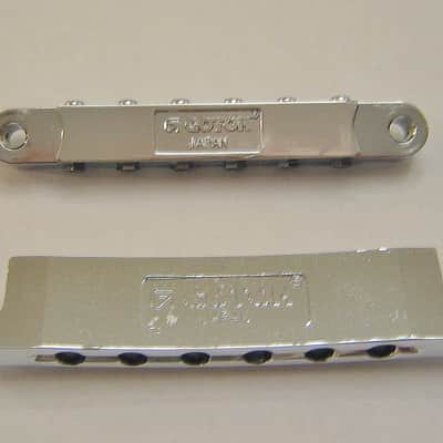 Gotoh Japan Tune-o-matic Bridge and Tailpiece - Chrome image 2