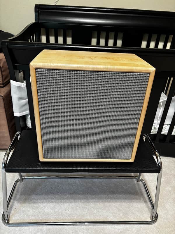 The Pica Speaks 1x12 Solid Maple loaded cabinet 2024 - Blonde Maple image 1