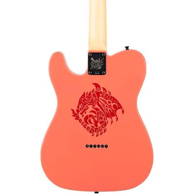Fender Monster Hunter Rathalos Telecaster Electric Guitar Regular Rathalos Red image 2