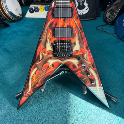 B.C. Rich Kerry King V KKVFG2 Tribal Flame with Kahler Bridge image 4