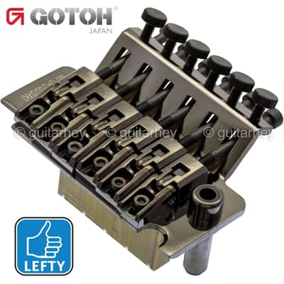 NEW Gotoh Ge1996T Floyd Rose Tremolo LEFTY Guitar Bridge LEFT HANDED COSMO BLACK - 36mm Block image 1