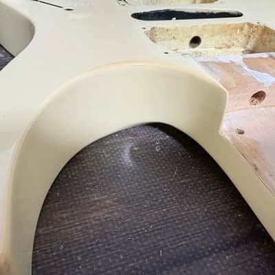 1989 Ibanez RG570 Body White HSH w/Plate Made in Japan image 10