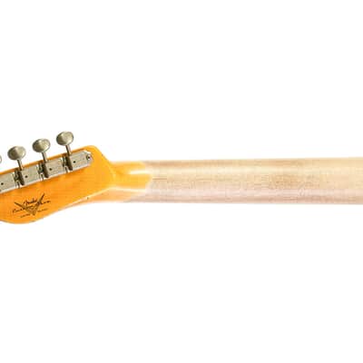 Fender Custom Shop Limited Edition Reverse '60s Tele Custom Heavy Relic Aged Black over 3 Tone Sunburst #R125883 image 10