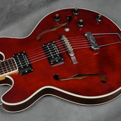 1970's Ventura Hollow Body 335 Guitar, MIJ, Japan, USA Seymour Duncan Pickups image 8
