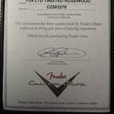 Fender Custom Shop Twisted Rosewood Telecaster NOS Limited Edition 2025 Natural image 12
