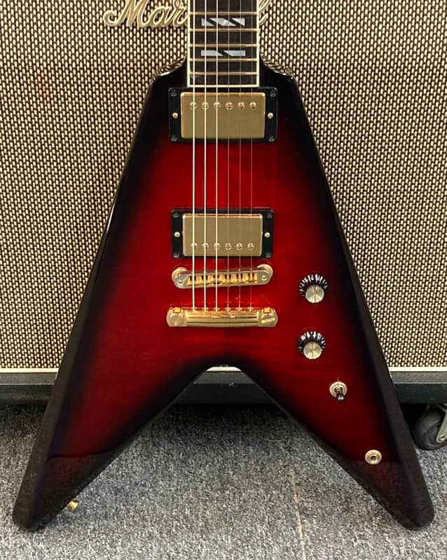 Gibson 50th Anniversary Flying V 2008 - Brimstone Burst image 1