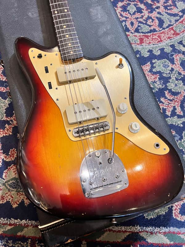 Fender Jazzmaster 1959 - Sunburst with Gold Anodized Pickguard image 1