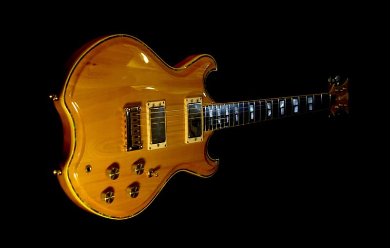 POLYTONE CONTEMPO G 1980 Natural / Blonde. EXTREMELY RARE. SOLID BODY. BEAUTIFUL. MIJ image 1