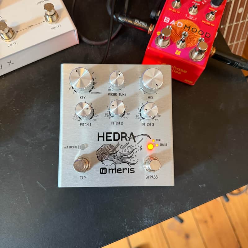 Meris Hedra 3-Voice Rhythmic Pitch Shifter 2019 - Silver image 1