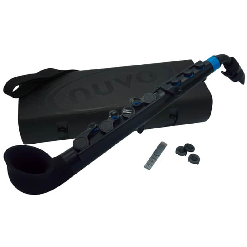 NUVO jSax 2.0 Standard Kit Schwarz-Blau Polymer Saxophon inkl. Zubehör (C-Stimmung) image 1