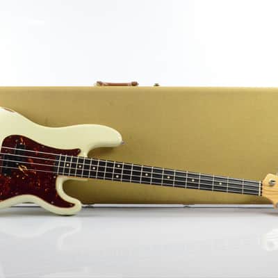 Fender 1962 Precision Bass Relic Olympic White Justin Meldal-Johnsen #32892 image 25