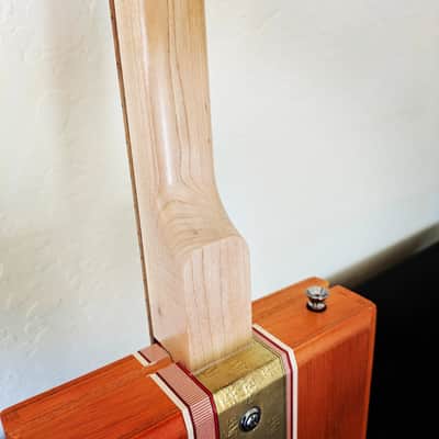 Smokin G Guitars 3 String Electric Cigar Box Guitar 2025 - Maple/Walnut image 12