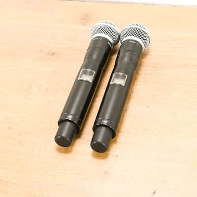 Shure UR4D Wireless Receiver w/ two UR2/SM58 Handheld Mics - L3 Band CG0128P image 11