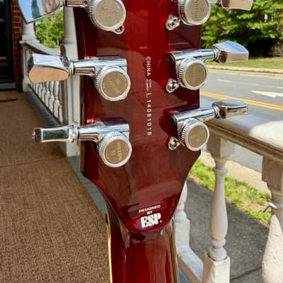 ESP LTD EC-401 VF DiMarzio 2014 - 2016 - Faded Cherry Sunburst image 8