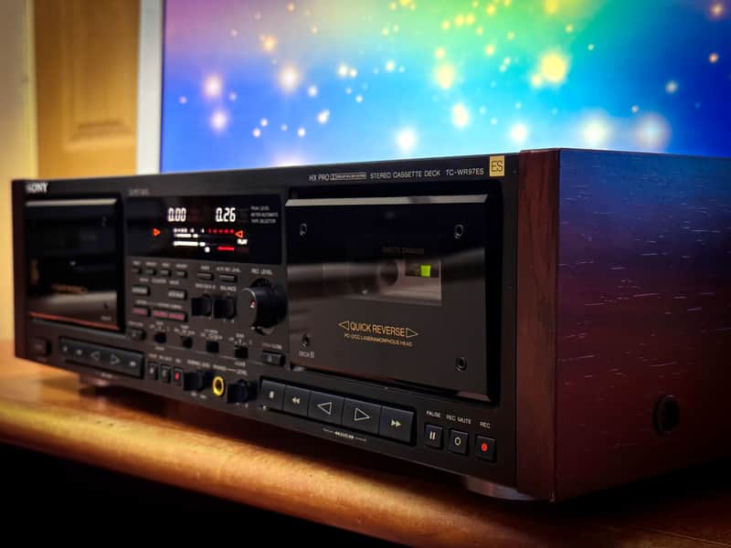 SONY TC-WR97ES 🌈RaRe🌈 Vintage Premium ES Double Cassette Deck image 1