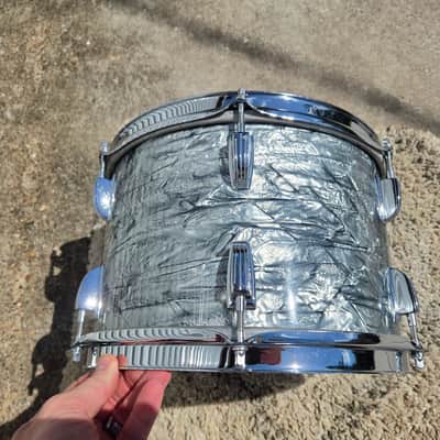 Vintage Ludwig No. 942 Classic 8x12" Rack Tom Drum 1967 - Sky Blue Pearl (242-3) image 11