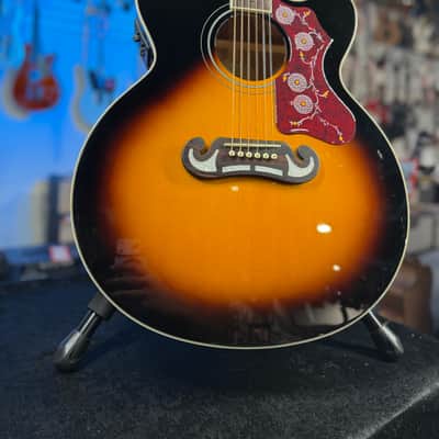 Epiphone J-200 Studio EC Acoustic-electric Guitar - Antique Natural GET PLEK'D! 550 image 3