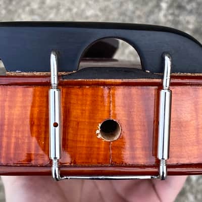 Nicest Cremona Chinese Violin I’ve Seen 4/4 2-Pc Flamed Back. Nice Fittings! image 11