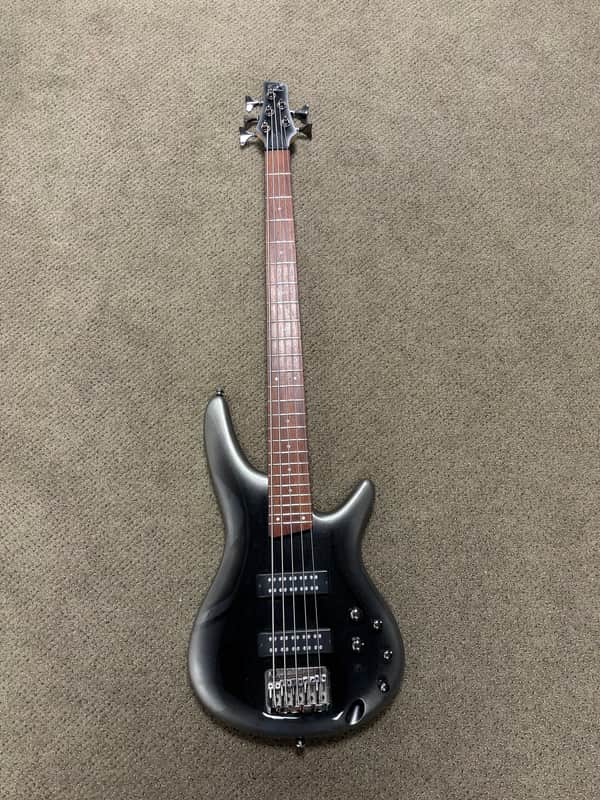 Ibanez SR305E 5-String Electric Bass Midnight Gray Burst image 1