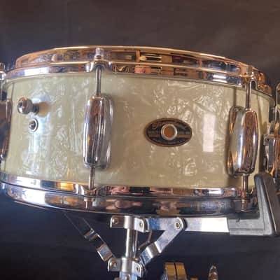 Slingerland – 5x14" Artist Model (Radio King) 3-Ply 8-Lug Snare Drum 1963–1968 – Marine Pearl. Gene Krupa?!? image 5