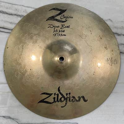 Zildjian 13" Z Custom Dyno Beat Hi-Hat Cymbals (Pair) 2001 - 2009 - Brilliant image 4