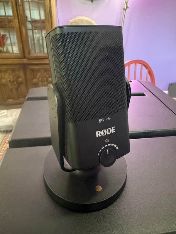 RODE NT-USB Mini USB Desktop Condenser Microphone 2020 - Present - Black image 1