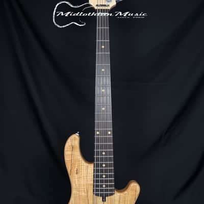 Lakland Skyline 55-02 Deluxe - 5-String Bass Guitar - Spalted Maple Gloss Finish (250806222) image 3