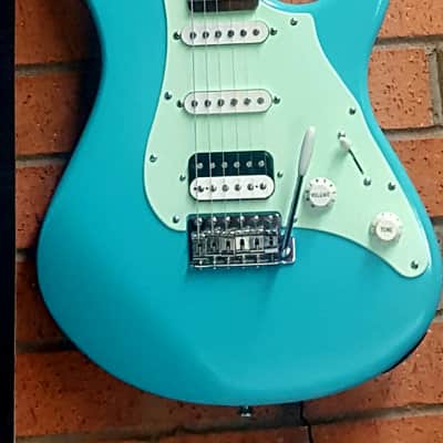 Yahama Custom Modified HSS electric guitar Vintage 2020 Turquoise image 2