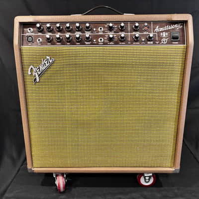 Fender Acoustasonic SFX II 2-Channel 2 x 80-Watt 1x6" / 1x8" Acoustic Guitar Amp 2003 - 2011 - Brown image 4