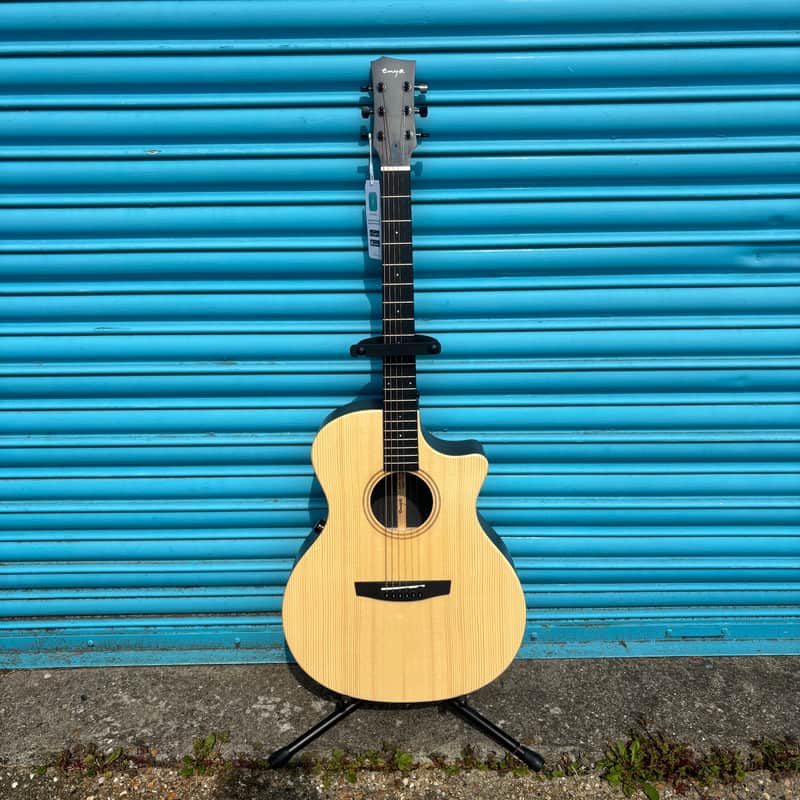 Enya EGA-X1 Pro EQ Electro- Acoustic Guitar With Effects Inc. Padded Gig Bag and Accessories image 1