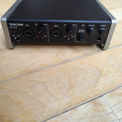 TASCAM US-2X2 USB Audio Interface 2010s - Black image 2