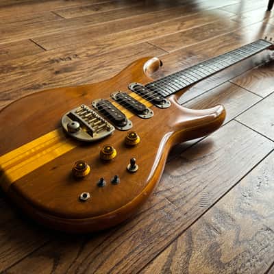 Vintage 1979 Greco GO II Brazen Picker Electric Guitar Walnut Brown MIJ Fujigen Japan image 4