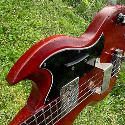 1964 Gibson EB-0 EB0 Bass - Cherry - HSC image 8