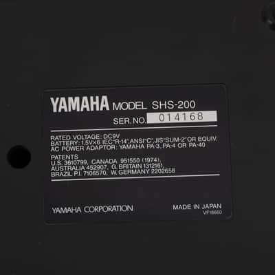 Yamaha SHS-200 FM Digital Keytar Keyboard w/ Power Supply – 49-Key Vintage image 8