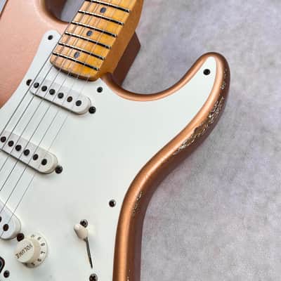 Fender Custom Shop 1956 Stratocaster Relic 2008 - Copper Metallic image 6