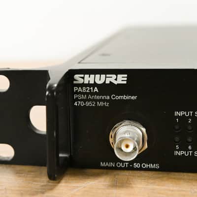 Shure PA821A Antenna Combiner for PSM Wireless Systems  - 470-952 MHz CG015N2 image 5