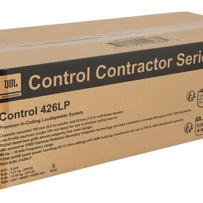 10) JBL Control 426LP 6.5" Low Profile 70v/12-ohm Commercial In-Ceiling Speakers image 10